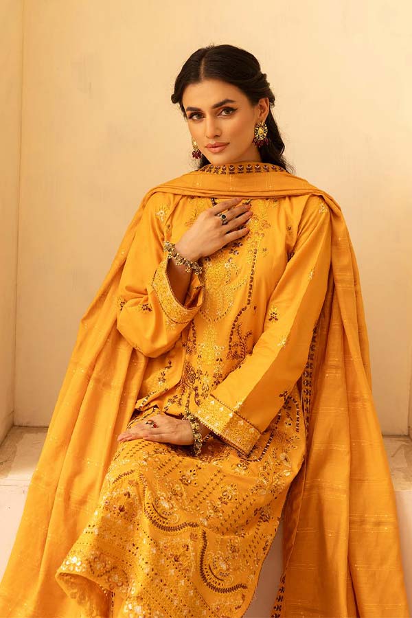 Shaista Emb Luxury Lawn`24 D#129