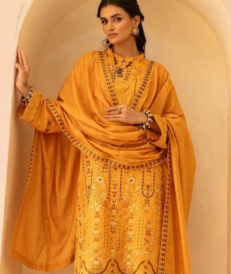 Shaista Emb Luxury Lawn`24 D#129