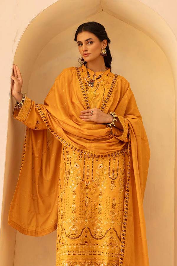 Shaista Emb Luxury Lawn`24 D#129