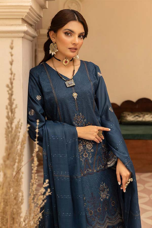 Shaista Emb Luxury Lawn`24 D#130