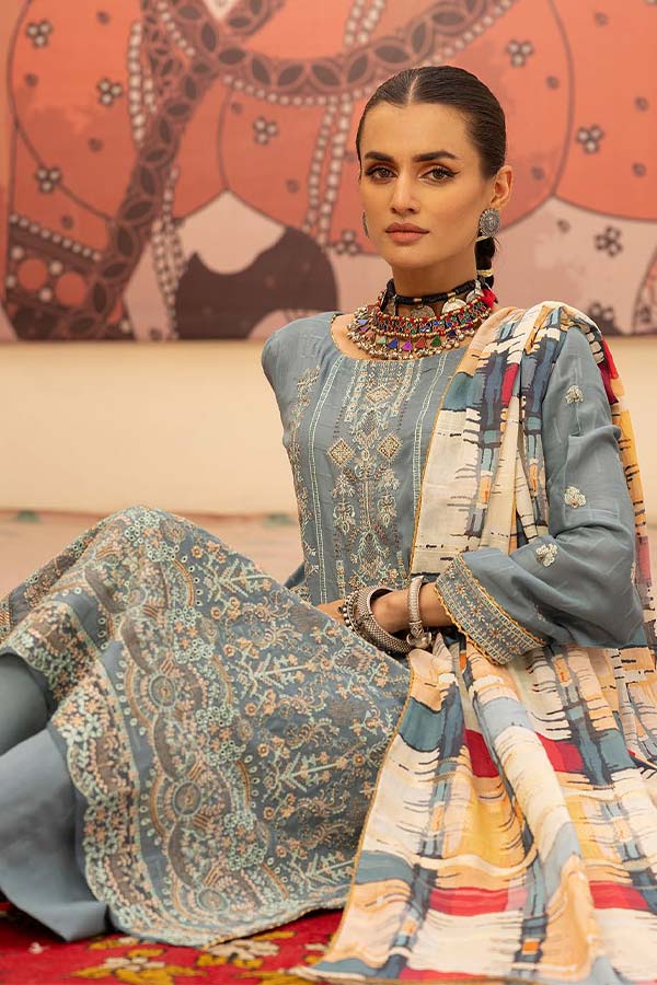 Shaista Emb Luxury Lawn`24 D#132