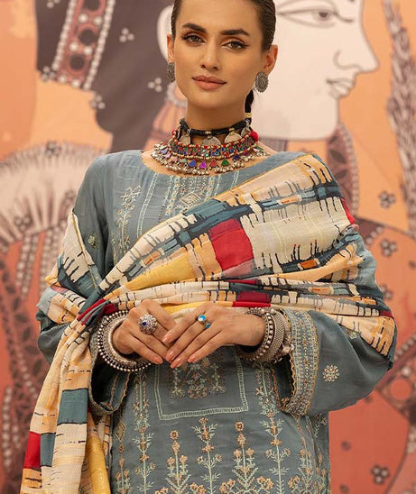 Shaista Emb Luxury Lawn`24 D#132