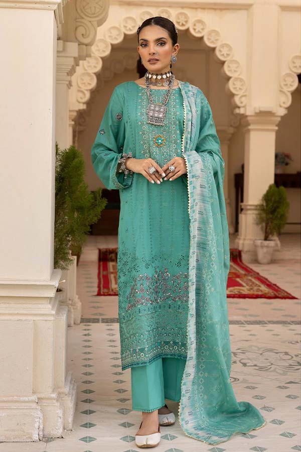 Shaista Emb Luxury Lawn`24 D#133