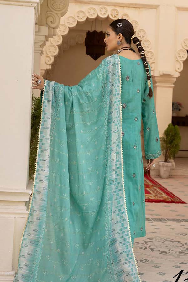 Shaista Emb Luxury Lawn`24 D#133