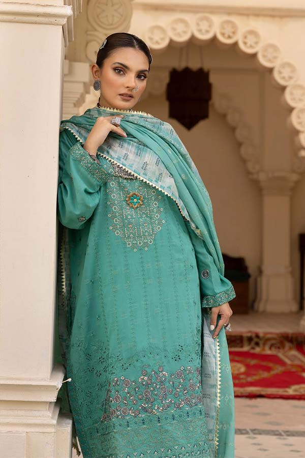 Shaista Emb Luxury Lawn`24 D#133