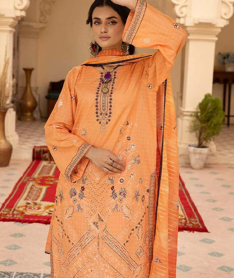 Shaista Emb Luxury Lawn`24 D#136