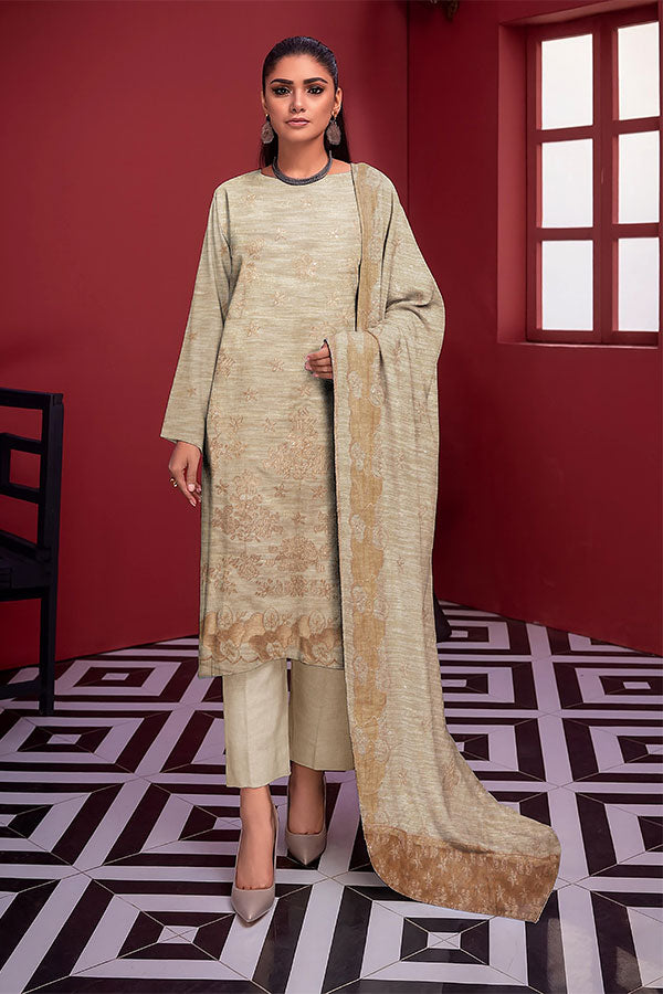 Shaista Emb Peach Collection`25 D#6