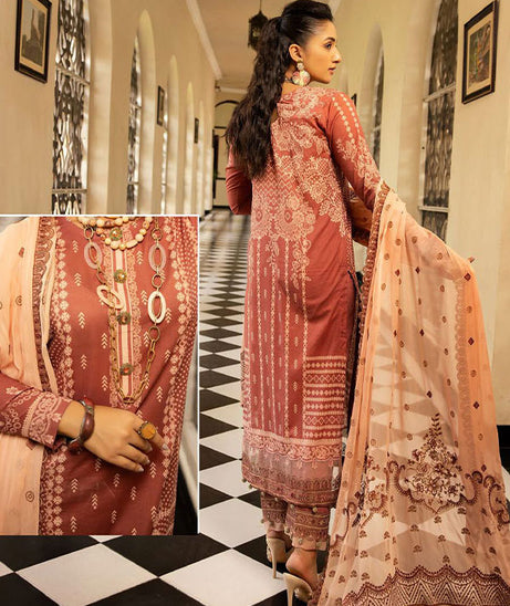 Shaista Emb Print Lawn`23 D#316