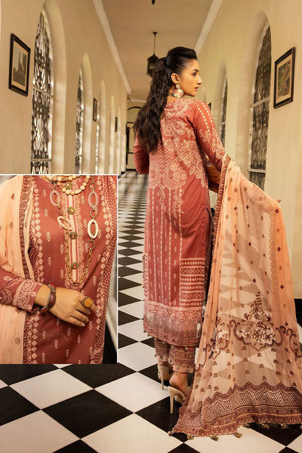 Shaista Emb Print Lawn`23 D#316