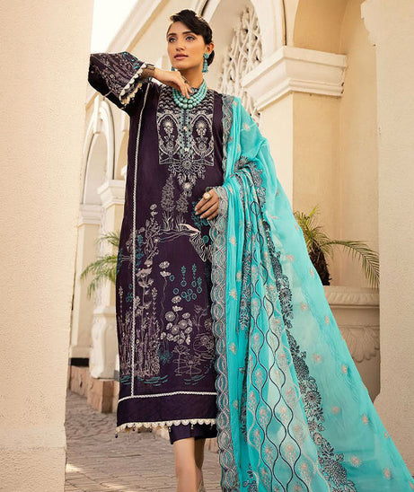 Shaista Emb Print Lawn`23 D#318