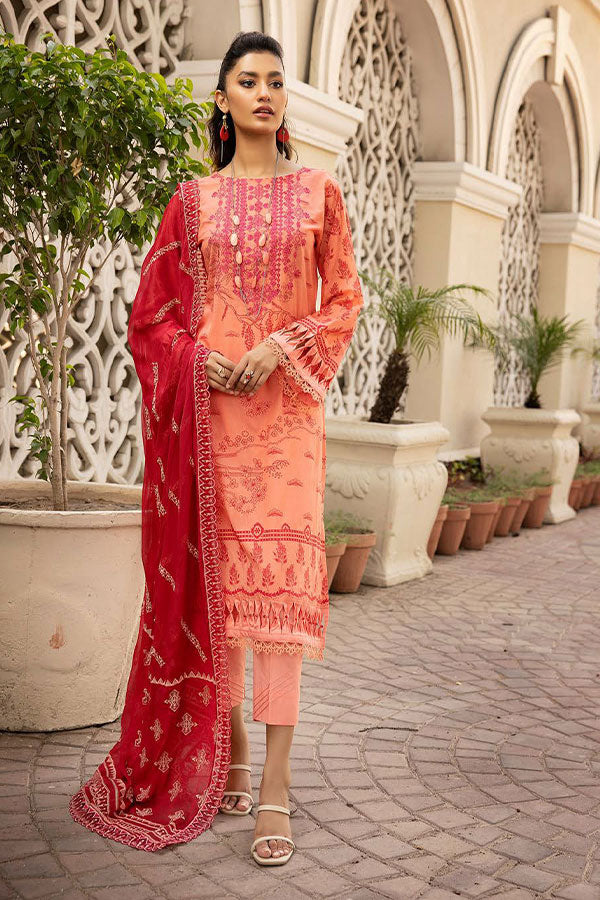 Shaista Emb Print Lawn`23 D#319