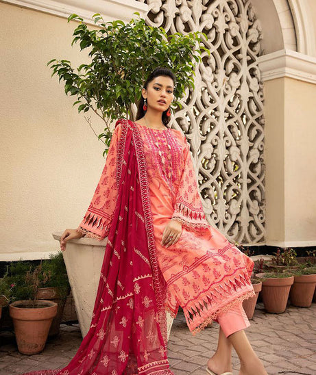 Shaista Emb Print Lawn`23 D#319