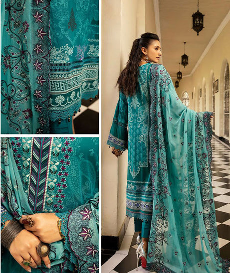 Shaista Emb Print Lawn`23 D#320
