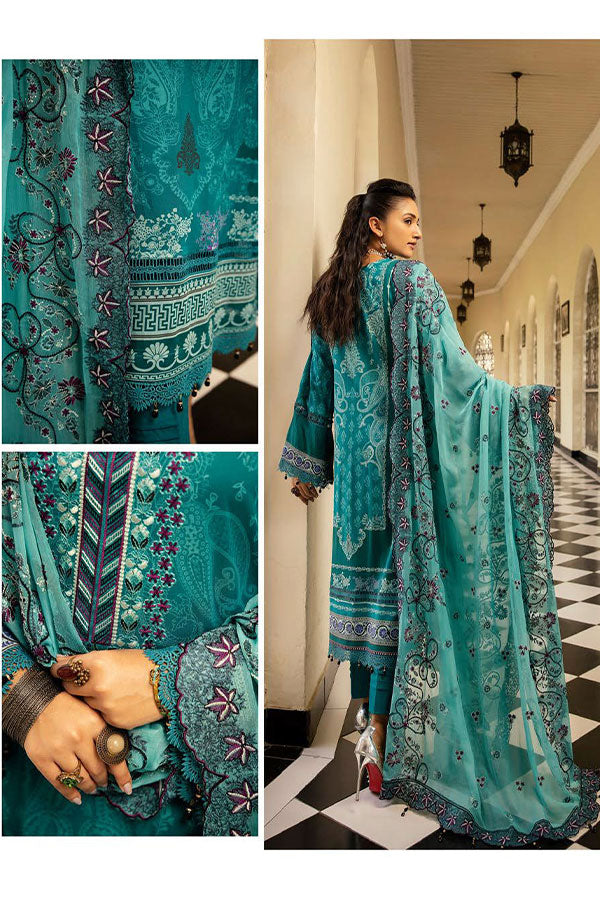 Shaista Emb Print Lawn`23 D#320