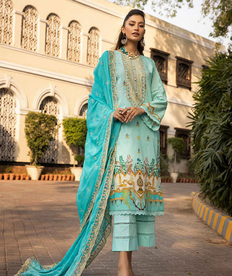 Shaista Emb Print Lawn`23 D#321