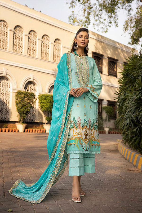 Shaista Emb Print Lawn`23 D#321