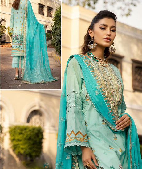 Shaista Emb Print Lawn`23 D#321