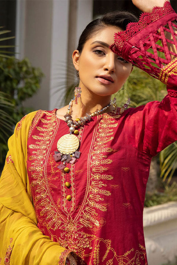 Shaista Emb Print Lawn`23 D#322