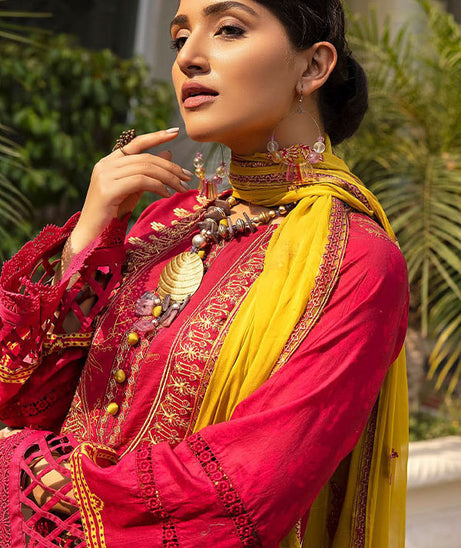 Shaista Emb Print Lawn`23 D#322