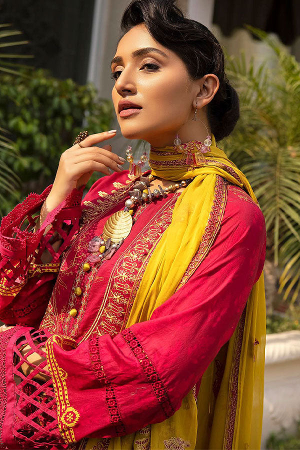 Shaista Emb Print Lawn`23 D#322