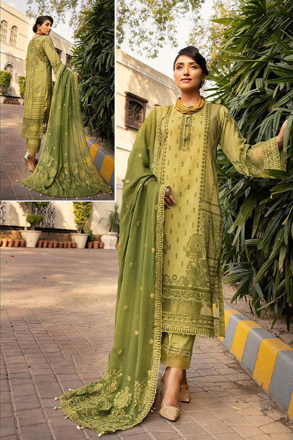 Shaista Emb Print Lawn`23 D#324