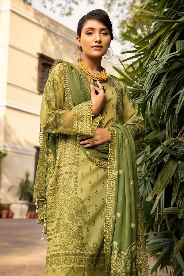 Shaista Emb Print Lawn`23 D#324