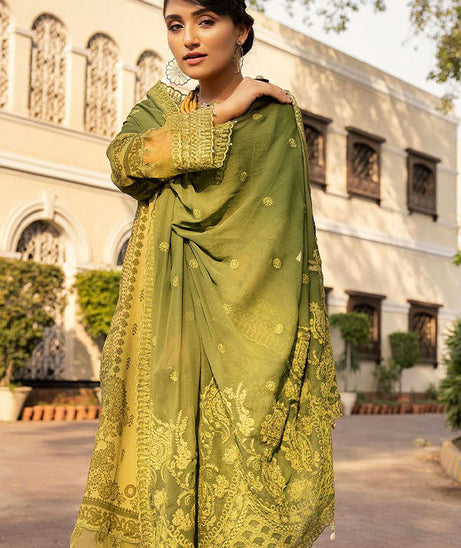 Shaista Emb Print Lawn`23 D#324
