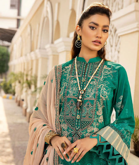 Shaista Emb Print Lawn`23 D#325