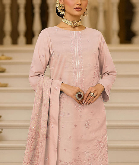 Shaista Emb Sami Peach`25 D#107