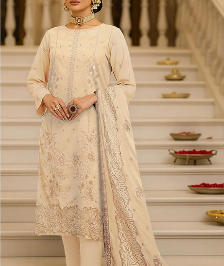 Shaista Emb Sami Peach`25 D#110