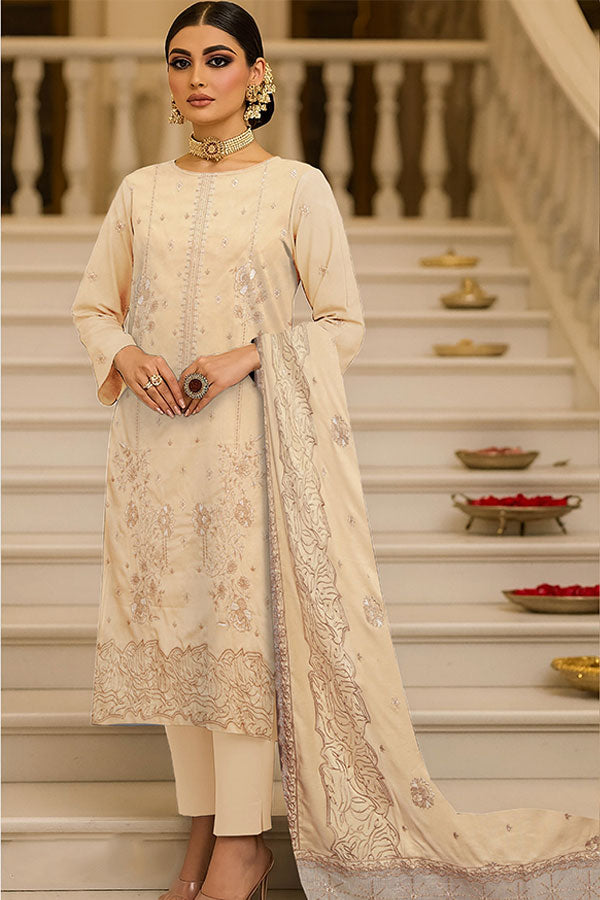 Shaista Emb Sami Peach`25 D#110