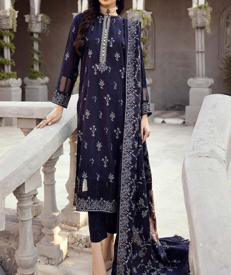 Shaista Emb Silver Peach`23 D#550