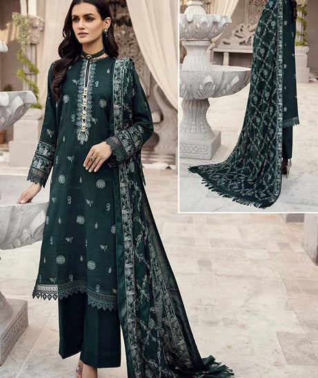 Shaista Emb Silver Peach`23 D#557