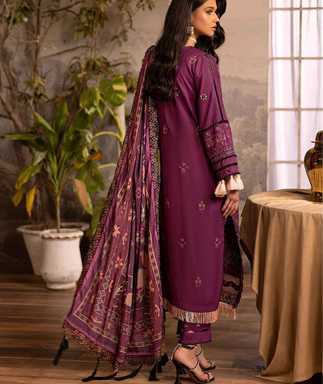 Shaista Excited Emb Peach`25 D#812