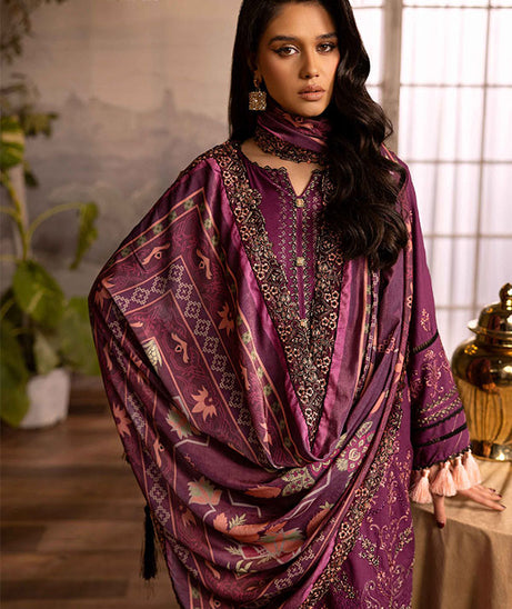 Shaista Excited Emb Peach`25 D#812