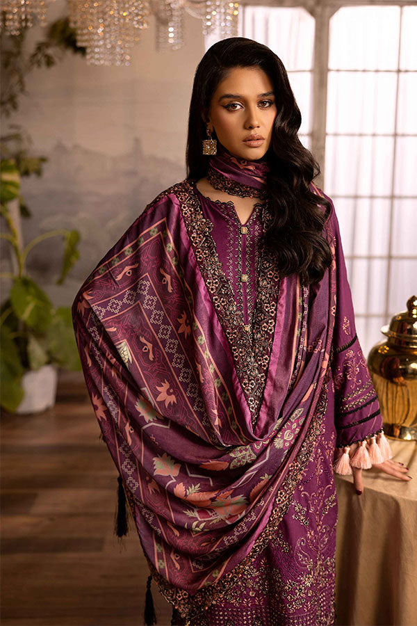 Shaista Excited Emb Peach`25 D#812