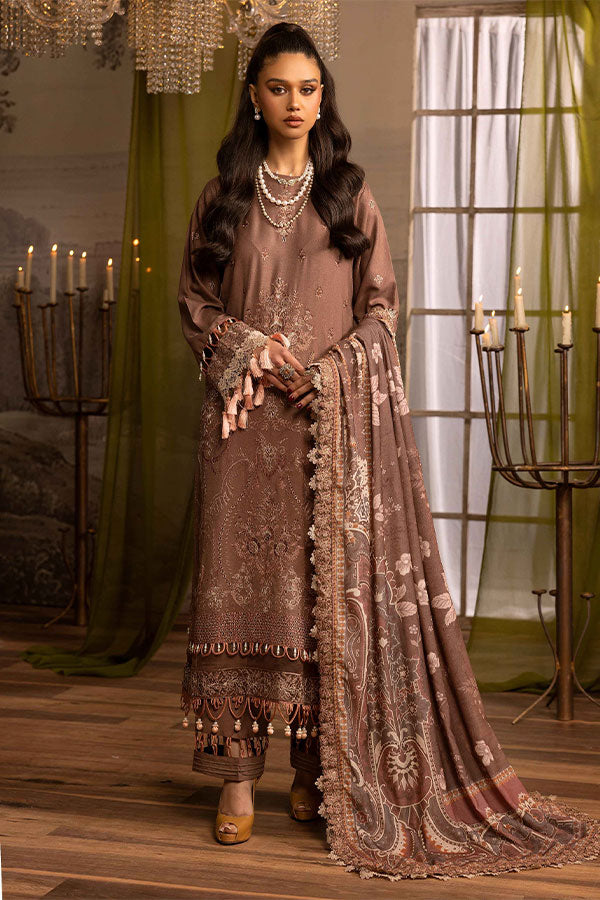 Shaista Excited Emb Peach`25 D#813