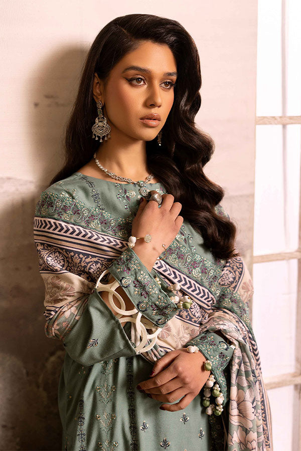 Shaista Excited Emb Peach`25 D#814