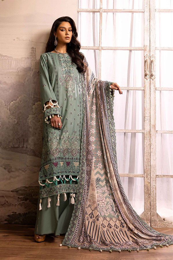 Shaista Excited Emb Peach`25 D#814