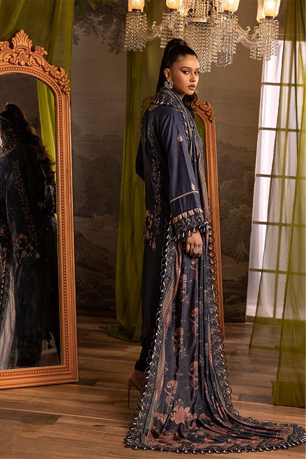 Shaista Excited Emb Peach`25 D#815