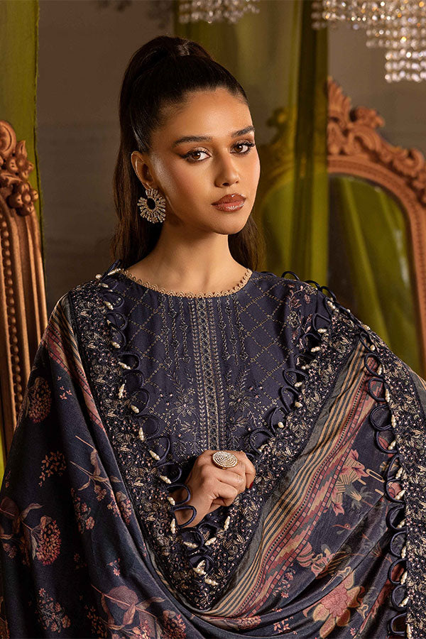 Shaista Excited Emb Peach`25 D#815