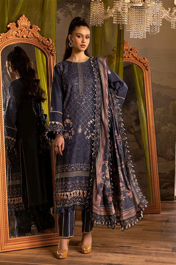 Shaista Excited Emb Peach`25 D#815