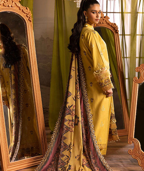 Shaista Excited Emb Peach`25 D#816