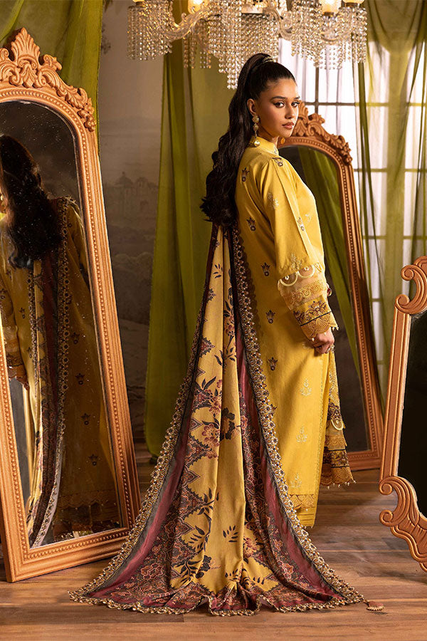 Shaista Excited Emb Peach`25 D#816