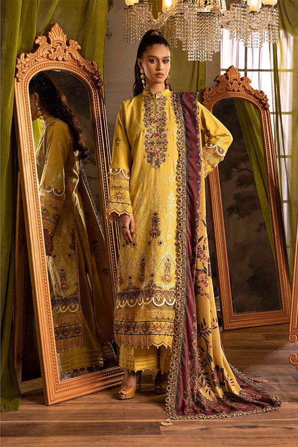 Shaista Excited Emb Peach`25 D#816