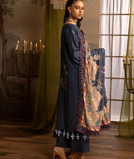 Shaista Excited Emb Peach`25 D#817