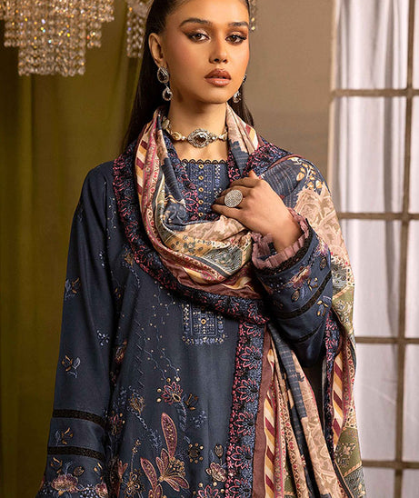 Shaista Excited Emb Peach`25 D#817