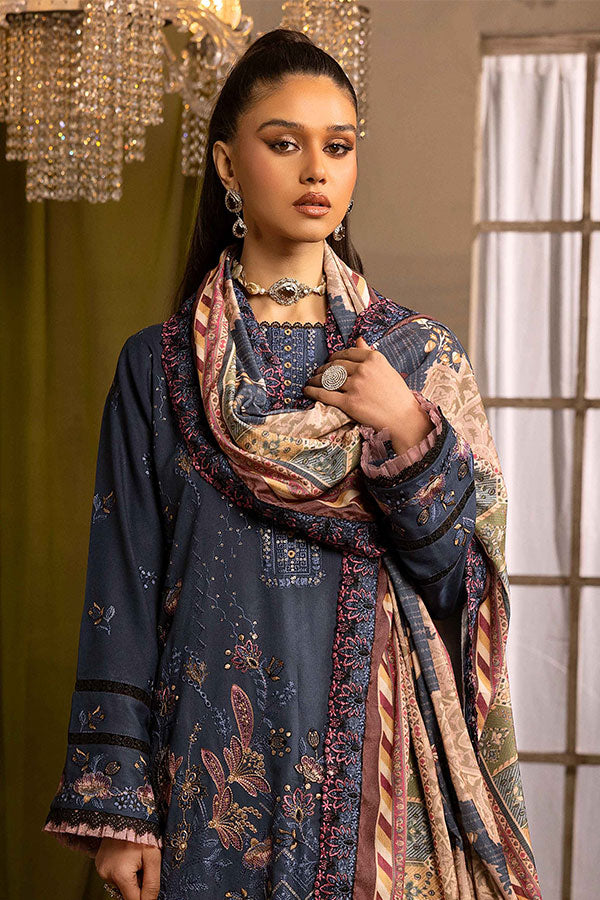 Shaista Excited Emb Peach`25 D#817