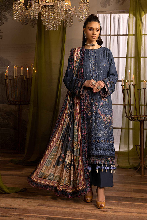 Shaista Excited Emb Peach`25 D#817