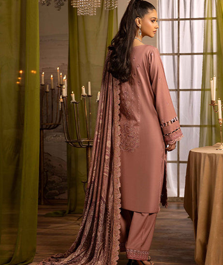 Shaista Excited Emb Peach`25 D#819